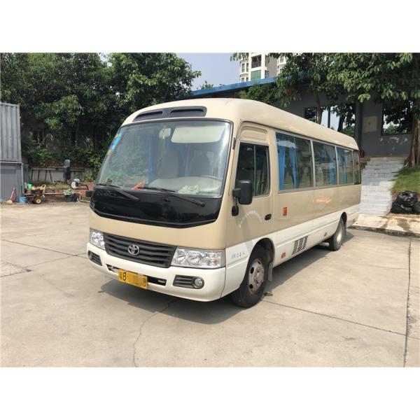 Buy Engine 2.7L 113kw Toyota Coaster Used Passenger Bus 23 Seats 2014 at wholesale prices