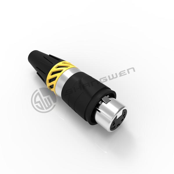 Audio XLR 3 Pin Male Female Plug Connector Electrical IP65 Waterproof