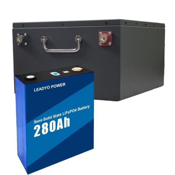12v 280Ah Lifepo4 High-Safety Hybrid Semi-Solid State 12.8V 200Amp BMS Lifepo4 Battery Pack