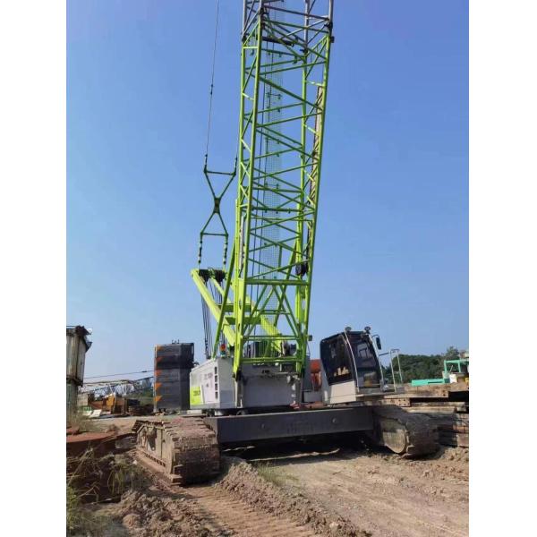 180 Ton Second Hand Boom Crawler Cranes With 5 Shafts in Good Condition