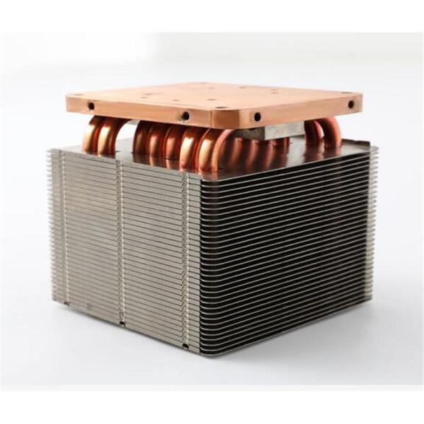 Buy Squared Copper Pipe Electronic Heat Sink , Sintered Laptop Cpu Heatsink at wholesale prices