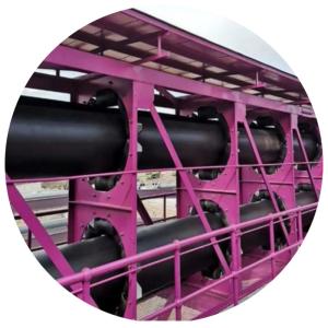 Heavy Duty Rubber Multi Ply Textile Pipe Conveyor Belt