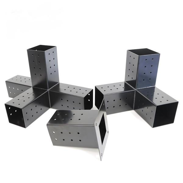 Buy Modular Wood Frame Pergola Kit with Corner Base Brackets and 3-Way Connect Brackets at wholesale prices