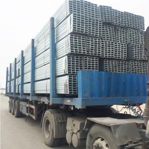 ERW Galvanised Steel Tubing Pipe Q195 Rectangular Hollow GI 630mm