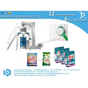 Automatic washing powder packing machine with electrical weigher