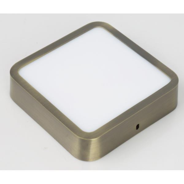 6w Dimmable Led Panel Light 6000k Pmma Lgp Smd Black Color Eco Friendly