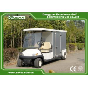 White 2 Passenger Electric Food Cart