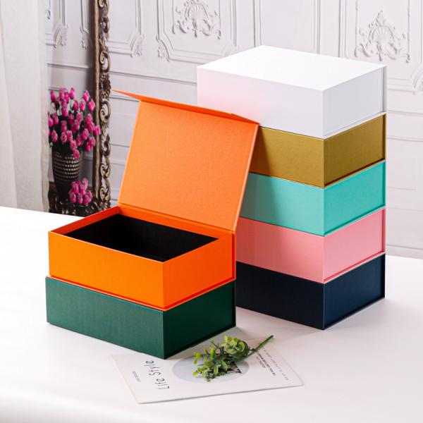 Pure Color Magnetic Gift Box Packaging Box Birthday Gift Business Annual Meeting Gift Box