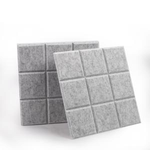 China 100% Eco-Friendly High Density Decorative Polyester Fiber Acoustic Board Felt Sound Absorbing Wall on sale