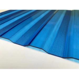 Blue 0.8mm to 2.8mm High-Temperature Resistant Plastic Polycarbonate corruagted