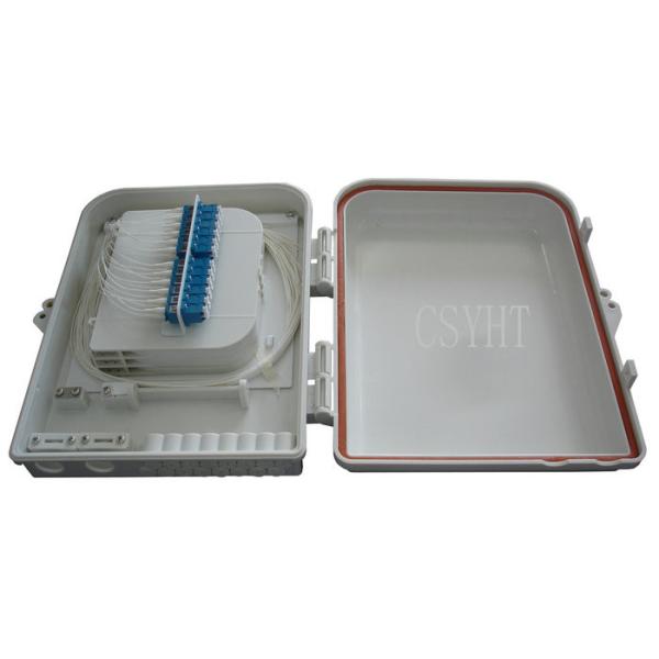 Buy FTTH Drops Fiber Optic Terminal Box 12-24 Cores High Impact Plastic Material at wholesale prices