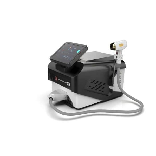 Portable Triple Wavelength Diode Laser , 100J Diode 808 Laser Hair Removal Machine