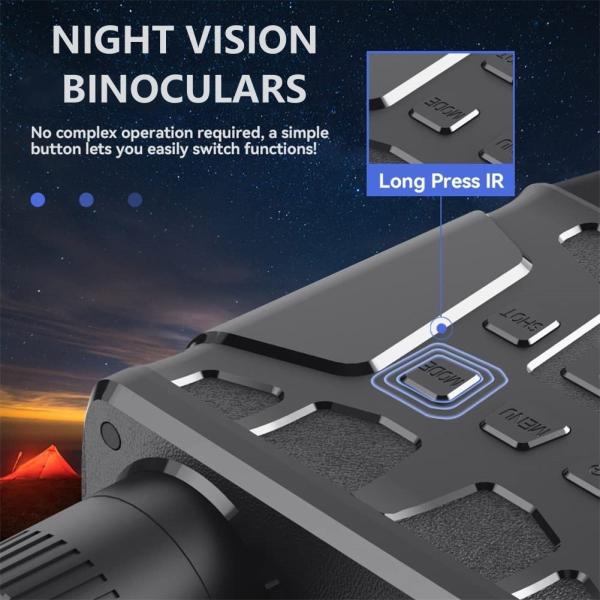 Buy 5X Zoom Real Night Vision Binoculars Hunting Digital Camera at wholesale prices