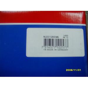 NJ 2312 ECM 60 X 130 X 46 MM High Speed Ball Bearing Low Friction Coefficient