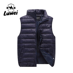 2022 Custom Lightweight Waistcoat Warm Bubble Utility Sleeveless Vest Mens