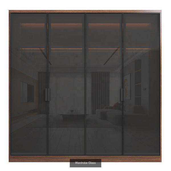 4M Walk In Closet Wardrobe Full Height Steel Swing Door Cabinet With Shoes Rack Function