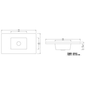 PSON Matte Black Kitchen Sink With Drainboard 3-1/2'' Single Bowl