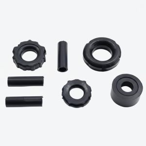 Customized Tensile Strength Black Rubber Moulding Parts with Customized Shape