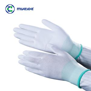 Antistatic Fabric Cleanroom Gloves ESD Knitted Work Gloves Cheap Price