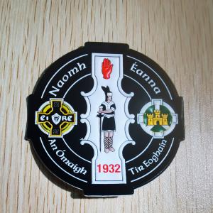 High Frequency Custom Jacket Patches Embossed 3D TPU Badge
