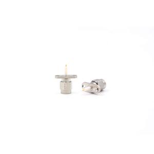 RF Connector Stainless Steel 2.4mm Male Flange Mount
