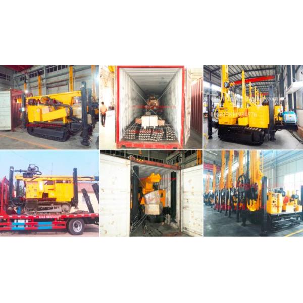 Crawler Mounted Hydraulic Water Well Drilling Machine With 112kw Diesel Powered
