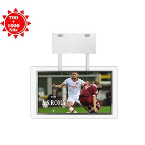 Ultra Thin Window Display 43" 55" LCD Monitor Dual Sided 350nits + 700nits