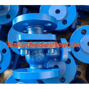 GG25 PN16 2-PC cast iron flanged ball valve