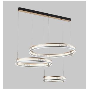 Acrylic Modern Simple Waltz Chandelier Three Color Switching