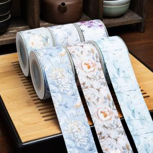 Chinese Style Ink Baked Cakes Ribbon with Eco-friendly Gift Packaging Flower