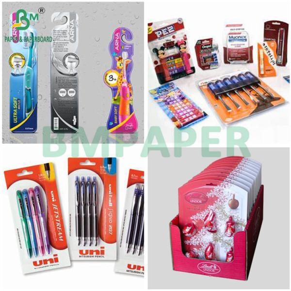 325gr 350gr 365gr Heat-sealable Blister Cardboard for Packing Electronic Products 325gr 350gr 365gr Heat-sealable Blister Cardboard for Packing Electronic Products