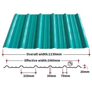 UPVC Roofing Sheet 2.5mm Thick 1000mm Width SGS Certified