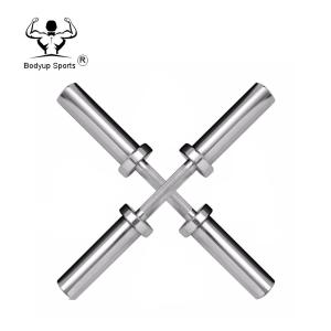 500mm Fitness Weight Bar , Weight Lifting Equipment Pure Steel Material