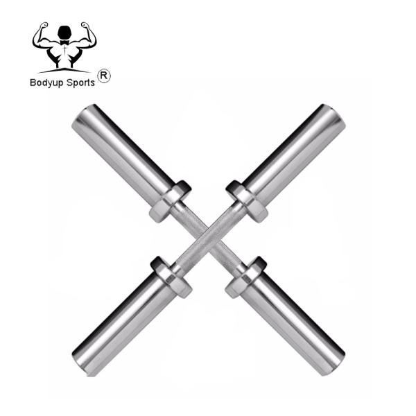 Buy 500mm Fitness Weight Bar , Weight Lifting Equipment Pure Steel Material at wholesale prices