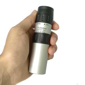 10-30x25 Monocular Handheld Telescope , FMC Lens Adjustable Zoom Monocular