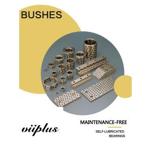 Metallic Self Lubricating Bronze Slip Effects | Oilless impregnated graphite