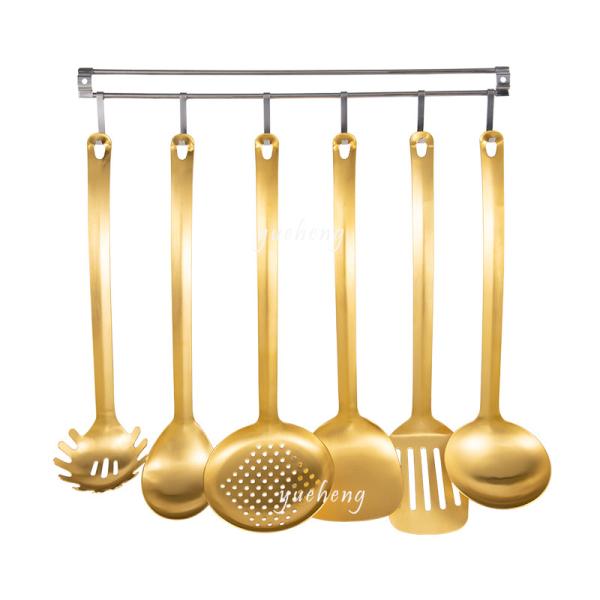 Factory Gold Luxury Color Stainless Steel Kitchen TOOLS Utensils Amazon Kitchen Tool