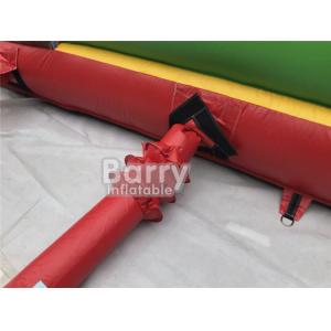 Cartoon Inflatable Bounce House And Slide Combo With Blower For School And