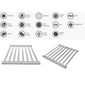 680w 720w LED Grow Light Bar 3500k 2.6µmol/J For Greenhouse Hydroponics