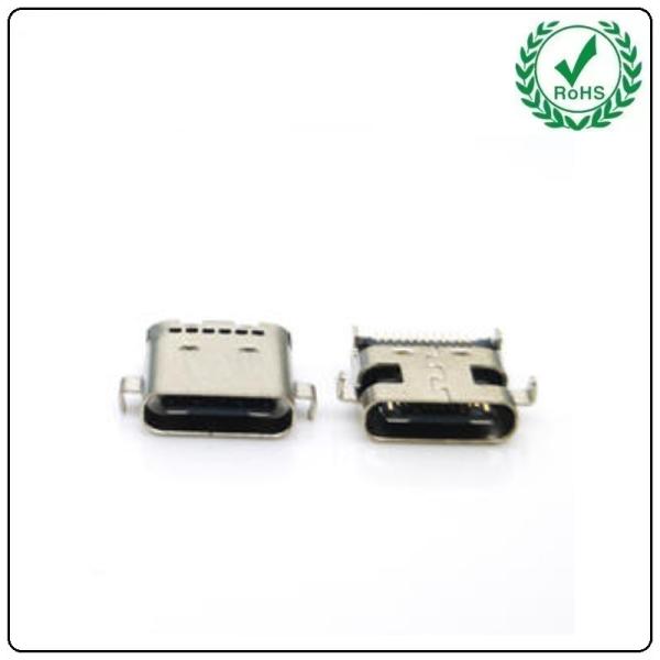 USB-31S-F-04B 3.5A Current 24P USB 3.1 Type-C Female Receptacle Socket Right