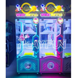 Playfun New 60 Clips Coin Operated Vending Clip Wheel Lucky Clips Space Shuttle