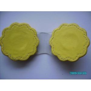 2012 fashion yellow Personalized Leather Money Clip