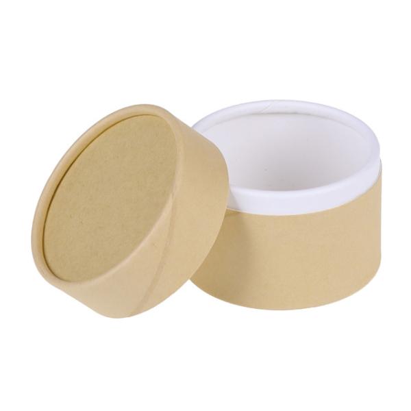 Wholesale Cheap Recycled Brown Kraft Paper Tube Packaging Boxes For Candle Tube Cardboard Cylinder Gift Packing