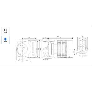 Grundfos Magna1 100-120 F Suitable for Commercial Heating, Commercial Air