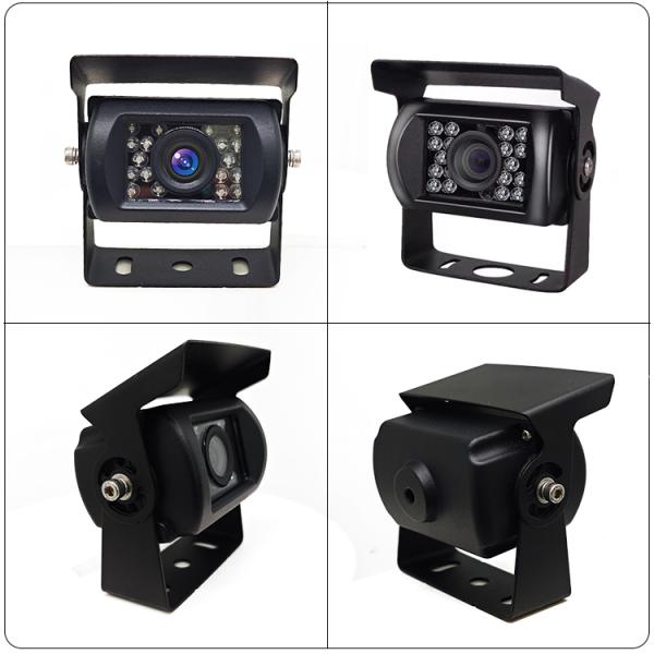 Black USB Dash Camera Dustproof 12V USB Rear View Camera High Definition