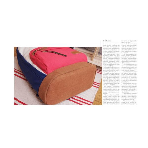 Fashion canvas backpack