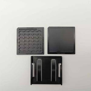 Standard SGS ROHS Compliant Waffle Pack Trays For Optoelectronic Chips