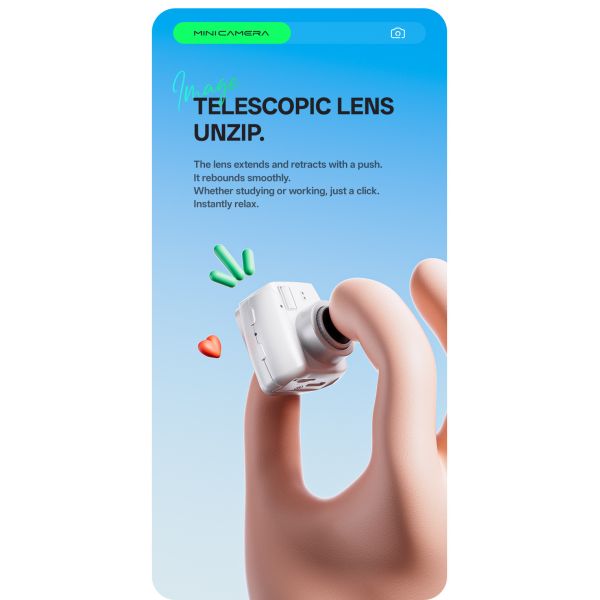 Shaped Mini Camera CMOS 1080P Portable Mini Camera Video Recorder