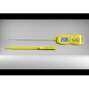 Waterproof Instant Read Cooking Thermometer Digital Food Long Straight Probe