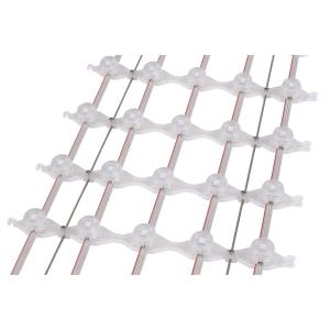 China Window Glass LED Mesh 4000nits P60 Transparent LED Display 12V Voltage on sale